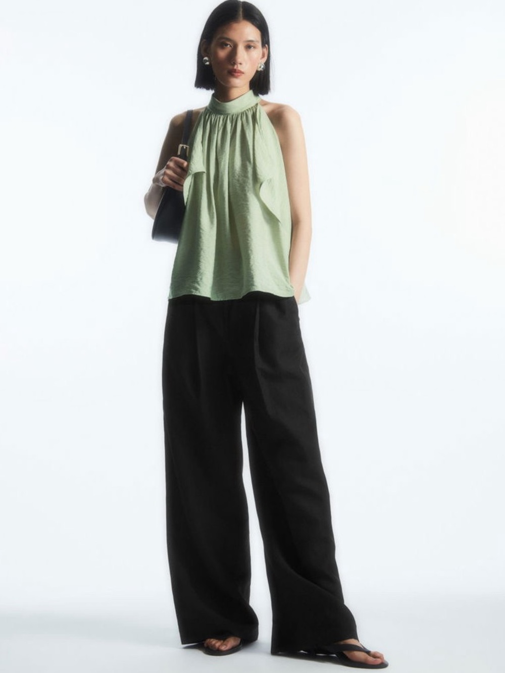 COS Floaty Halterneck Tank Top
